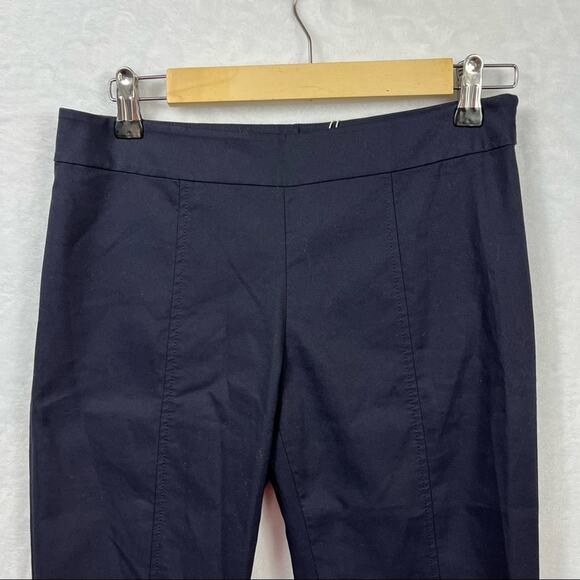 NWT Tory Burch Navy Blue Callie Skinny Pant Size 0 Slim Fit NEW - Picture 3 of 9